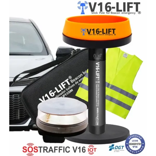 PACK V16LIFT-C-Estuche+V16Lif+Baliza V16 + Chaleco